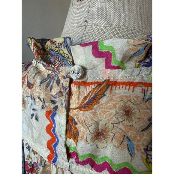 NWT Johnny Was Stano Ife Silk Tank Blouse Size Medium - Picture 5 of 7